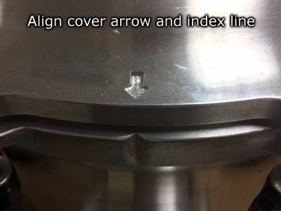 Align Arrow with index line