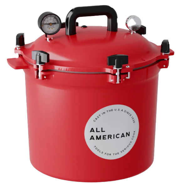 All American 921RED Candy 21 Quart Pressure Canner