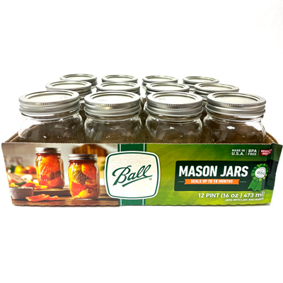 Ball Pint Mason Canning Jars