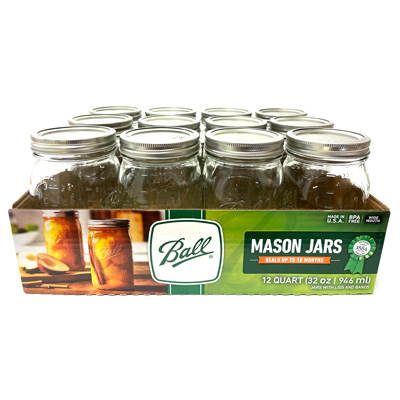 Ball Quart Wide Mouth Canning Jars