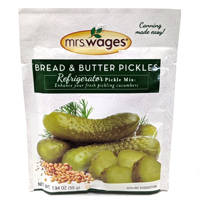 Mrs Wages Refrigerator Bread & Butter Pickle Mix