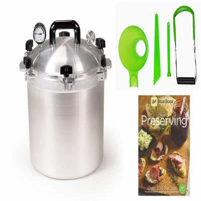 All American Pressure Canner, Easy Open-Close, No Gasket Metal-to-Metal  Sealing System, 21.5 Quart