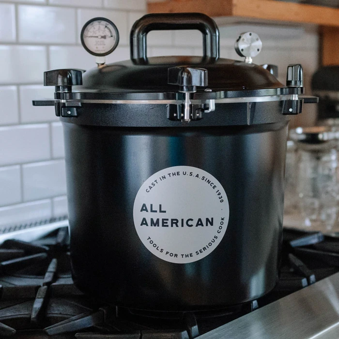 All American 921BK Black Onyx 21 Quart Pressure Canner – Colored Edition