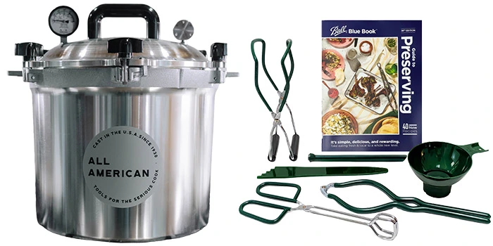 All American 21 Quart Pressure Canning Kit