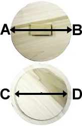 Inside and Outside Measurement of Stoneware Crock Lids