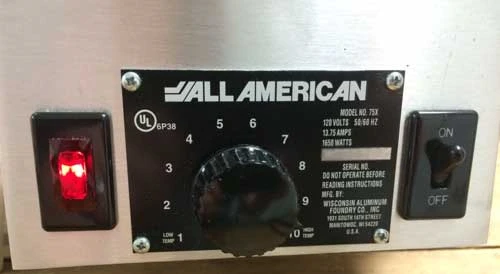 Turn on electric sterilizer