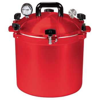 All American 921RD Red Tomato 21 Quart Pressure Canner